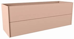 Mondiaz TENCE wastafelonderkast - 140x45x50cm - 2 lades - push to open - softclose - Rosee M37171Rosee