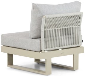 Hoek loungeset 6 personen Aluminium Taupe  Lifestyle Garden Furniture Lorenzo