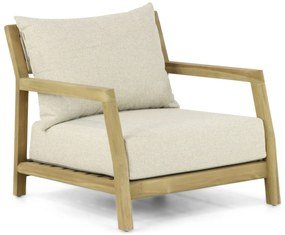 Tuinstoel Teak Old teak greywash Santika Suka