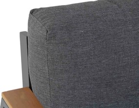 Stoel en Bank Loungeset 5 personen Aluminium/polywood Grijs  Domani Furniture Roseto
