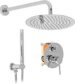 Inbouw regendoucheset Rea Lungo Chrom + BOX