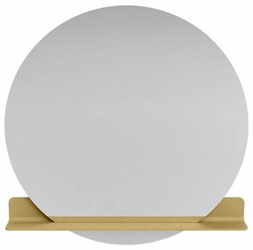 Mondiaz Spot spiegel rond Ø110cm met planchet oro