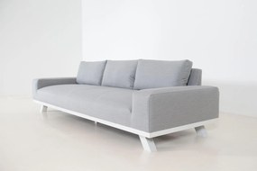 Flow. Easey 3-zits loungebank lead chiné All Weather loungeset  Sunbrella Loungebank Stoel-bank loungeset outdoor textiel - weerbestendig