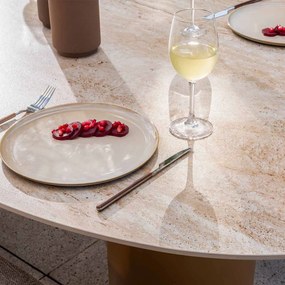 4 Seasons Biarritz tuinset 7-delig amber - Colorado tuintafel 240x105 cm ovaal