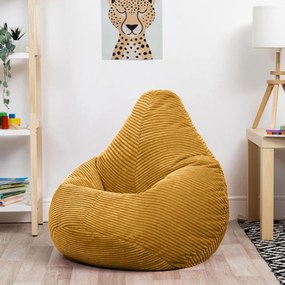 Chillz Kinder Zitzak Corduroy - Geel