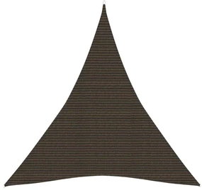 vidaXL Zonnezeil 160 g/m² 5x6x6 m HDPE bruin
