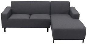 Boavista Sunbrella loungebank chaise longue - Sooty - 2-delig - links