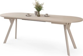 Mazzoni ALMO Kasjmier / kasjmier poten - OVALE UITSCHUIFTAFEL 120-220 cm VOOR 10-12 PERSONEN