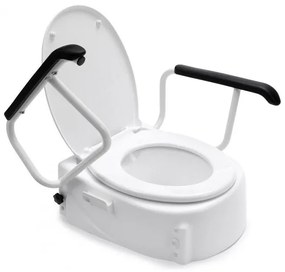 Handicare Linido toiletverhoger met armleggers en deksel (verhoogt de zithoogte met 85 125 of 165mm) 10659