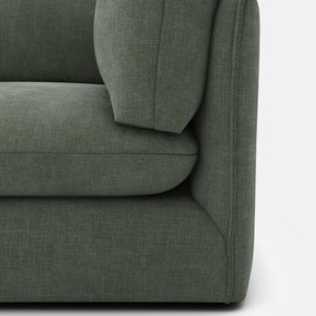 Modulaire 3-zitsbank in gestructureerde stof, Malo