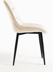 Set 4 Cade Fluwelen Stoelen