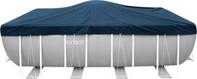 Intex Rechthoekige Zwembad afdekzeil 400 x 200 cm - All Season Deluxe Pool Cover - Zwart
