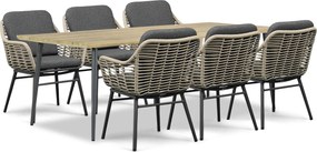 Tuinset 6 personen 240 cm Rope Grijs Coco Antoni/Montana