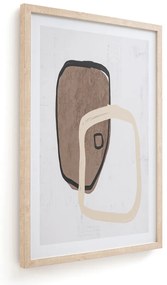Bedrukte affiche in kader 50x70 cm, Saya