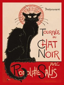 Kunstreproductie The Black Cat, Théophile Steinlen