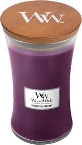WoodWick geurkaars - Large Hourglass - Spiced Blackberry