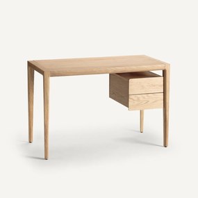 Bureau in fineer eik, Nizou design E. Gallina