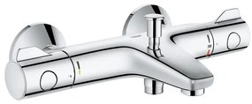 GROHE Grohtherm 800 badkraan thermostatisch met omstel en koppelingen EcoJoy en volumegreep met ecobutton chroom 34567000