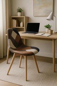 Kelen Patchwork Leatherette Stoel