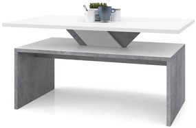 SISI wit / beton, salontafel