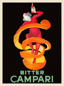 Kunstdruk Bitter Campari (Vintage Bar Ad) - Leonetto Cappiello, (30 x 40 cm)