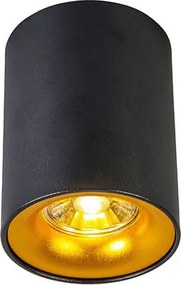 Smart spot zwart met goud incl. GU10 WiFi lichtbron - Ronda