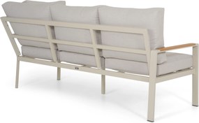 Hoek loungeset  Aluminium Taupe  Domani Furniture Leaf