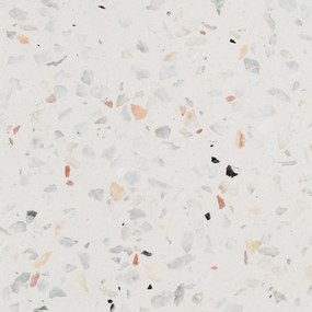 Zuiver Luigi Square Bijzettafel Terrazzo Wit - 40 X 40cm.