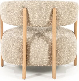 Armleuningstoel Boucle Taupe