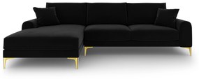 4.5-zitshoekbank Madara links velvet | Mazzini Sofas