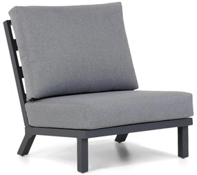 Santika Furniture Santika Cinta Midden Module - Quick Dry Foam Aluminium Grijs
