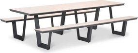 Garden Impressions Sarria picknick set 280 x 178 - donker grijs