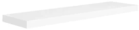 vidaXL Wandschap zwevend 90x23,5x3,8 cm MDF wit
