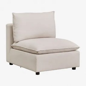 Centrale Module Voor Modulaire Bank Daniela Stof Crème Beige - Sklum