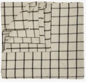 Oriska Katoenen Tafelkleed 150x150 Cm Tapiocabeige - Intens Mokkabruin - Sklum