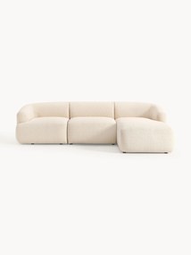 Modulaire bouclé hoekbank Sofia (4-zits)
