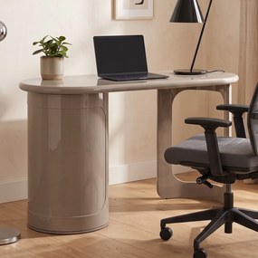 Beige Retro Bureau - 120 X 50cm.