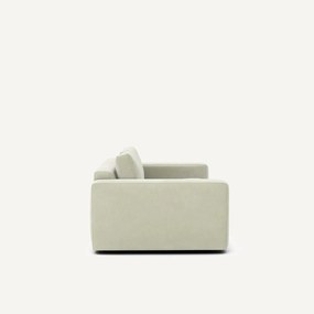 Compacte 3-zitsbank in stonewashed fluweel, SKANDER