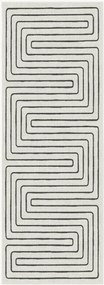 Wasbare laagpolige loper Labyrinth van Jonathan Adler
