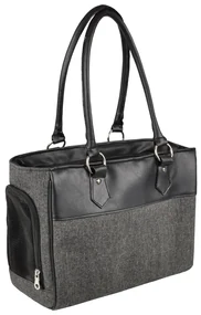 FLAMINGO Huisdierendraagtas Lior 45x19x29 cm zwart