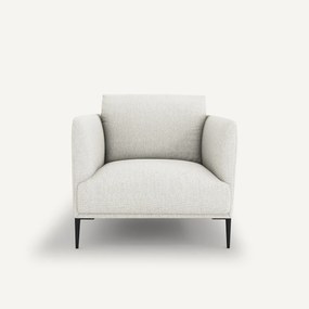 Fauteuil in gemêleerde badstof, Oscar, Emmanuel Gallina