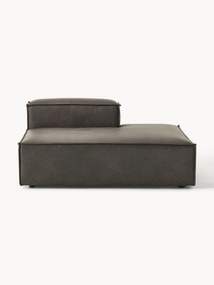 Leren chaise longue module Lennon