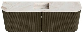 Mondiaz Joya DLux 115cm toiletmeubel ronding links/rechts shadow met wastafel faye midden 1 kraangat frappe