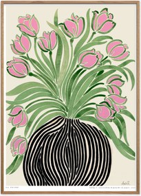 Ingelijste digitale print Poster Tulips 1