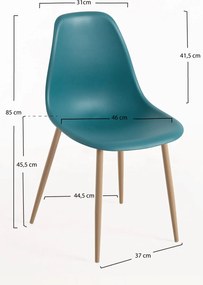 Set 4 Mykle Stoelen