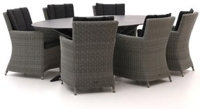 Intenso Adriano/Furato ellips 240cm dining tuinset 7-delig
