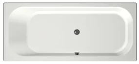 Xenz Aruba ligbad - 180x80cm - met overloop - zonder afvoer - Acryl Edelweiss mat 6891-03