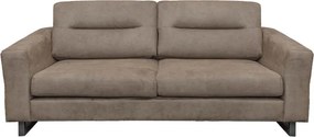 2,5 zitsbank - Castelo - lederlook River bruin 10