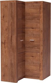 Hoekkledingkast Serfeno 111, Essen, 192x106x90cm, 97 kg, Kledingkast deuren: Met scharnieren, Aantal planken: 5, Aantal planken: 5