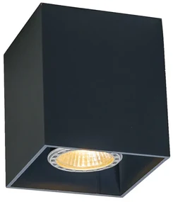 Smart Spot / Opbouwspot / Plafondspot zwart incl. wifi GU10 - Qubo Modern GU10 kubus / vierkant Binnenverlichting Lamp